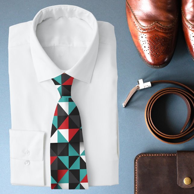 It's Genius Geometric Mens Tie (Creator Uploaded)