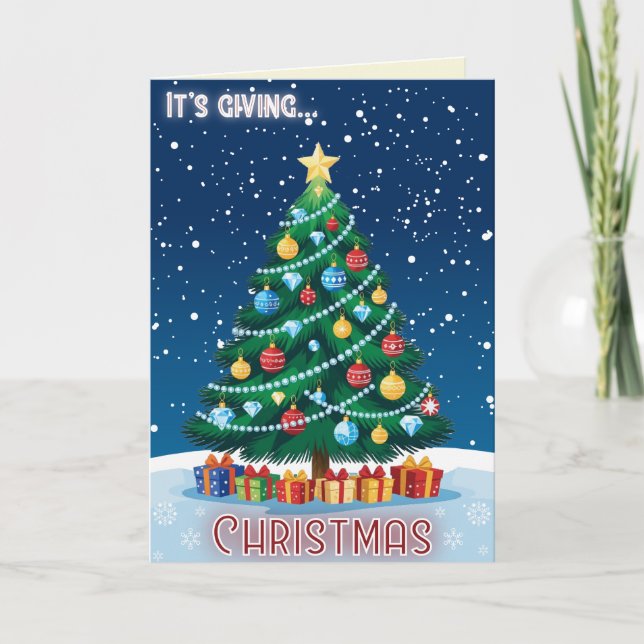 It's giving...Christmas Card (Front)