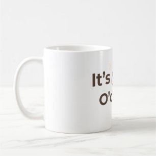 It's Glow O'Clock Aesthetic Self Care Quote Coffee Mug
