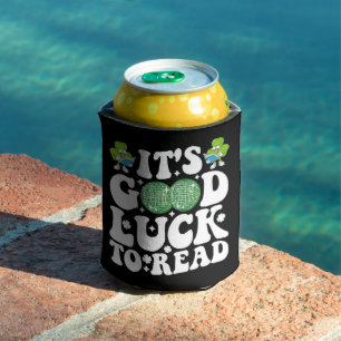 It's Good Luck To Read St Patricks Day Disco Ball Can Cooler