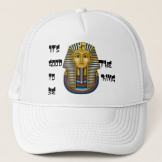 It's Good to be The King, King Tut Mask Trucker Hat
