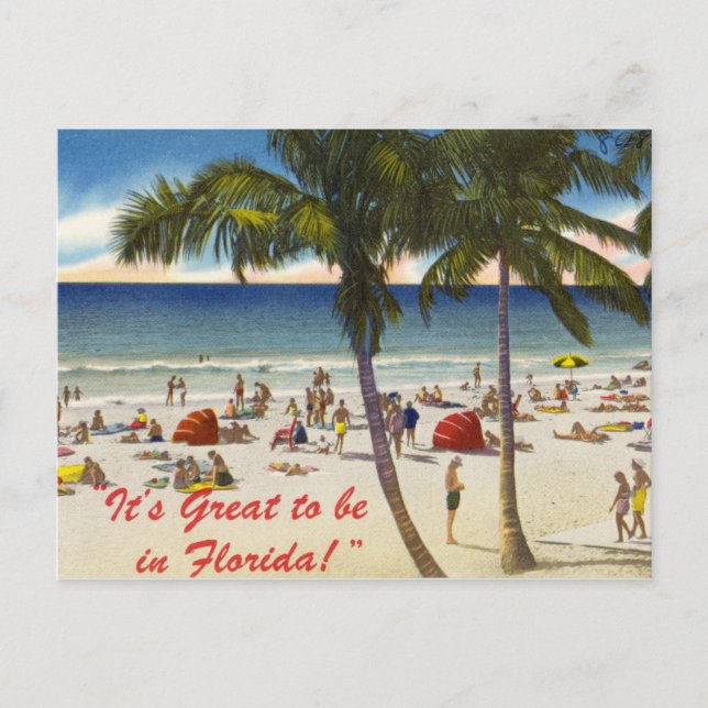 It's great to be in Florida Postcard (Front)