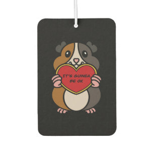 It's Guinea Pig Heart Be OK Cute Guinea Pig Car Air Freshener