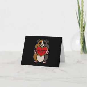 It's Guinea Pig Heart Be OK Cute Guinea Pig Card