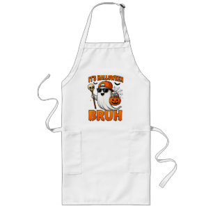 Its Halloween Bruh Long Apron