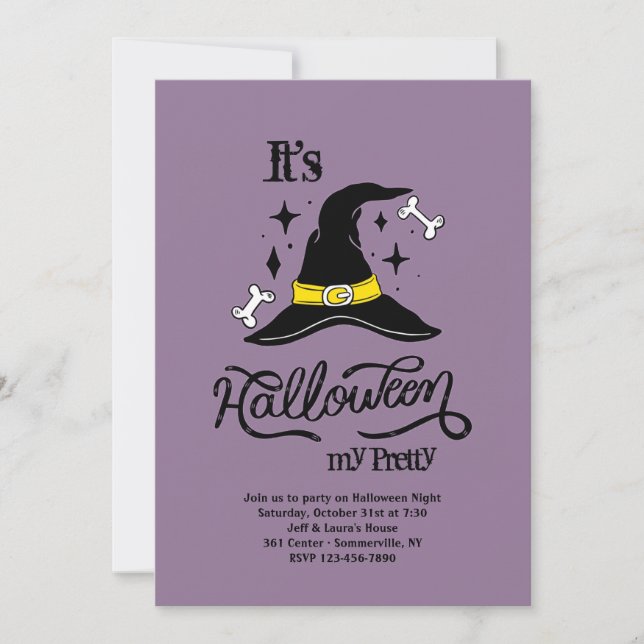 It's Halloween Party Invitations (Front)
