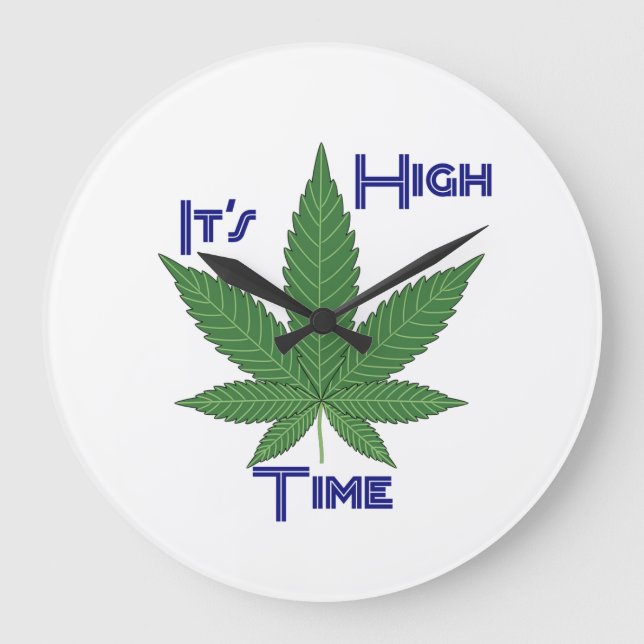 It's High Time Large Clock (Front)