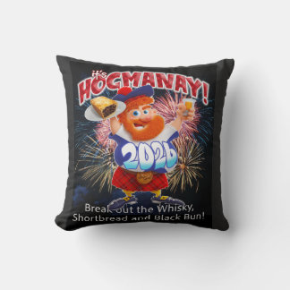 IT'S HOGMANAY! Break out the whisky.and shortbread Cushion