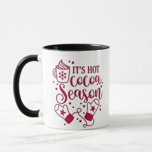 It's Hot Chocolate Season Cacoa Christmas Mug