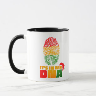 It's in My DNA African Flag Black History Month Mug