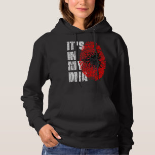It's In My Dna Albania Flag Albanian Hoodie