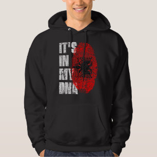It's In My Dna Albania Flag Albanian Hoodie