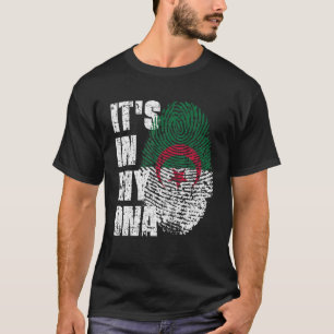IT's IN MY DNA Algeria Flag Algerian T-Shirt