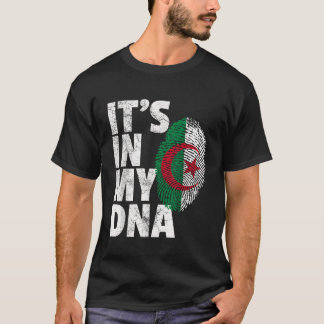 ITS IN MY DNA Algerian Algeria Flag T Shirt Gift M