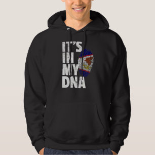 It's In My Dna American Samoa Samoan Flag Hoodie