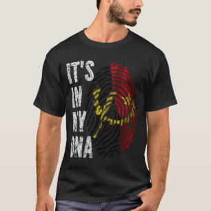 IT'S IN MY DNA Angola Flag Men Women Kids T-Shirt