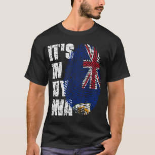 IT'S IN MY DNA Anguilla Flag Boy Girl Gift T-Shirt