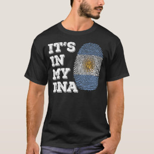 It's In My DNA Argentina Flag T-Shirt