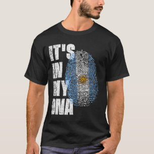 IT'S IN MY DNA Argentina Flag T-Shirt