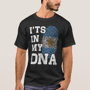 It's In My DNA Argentinian Fingerprint Proud Argen T-Shirt