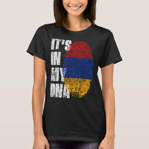 It's In My Dna Armenia Flag Armenian T-Shirt