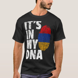 It's In My Dna Armenian Armenia Flag   Men Women T-Shirt