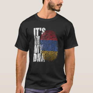 It's In My DNA Armenian Sign Proud Pride Armenia F T-Shirt