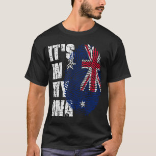 IT'S IN MY DNA Australia Flag Boy Girl Gift T-Shirt