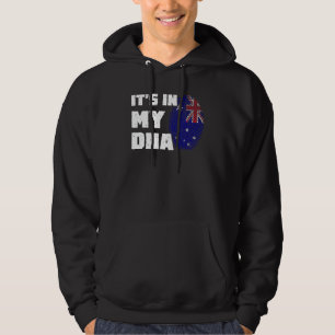 It's In My DNA Australia Flag Fingerprint Men Wome Hoodie