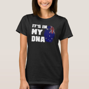 It's In My DNA Australia Flag Fingerprint Men Wome T-Shirt