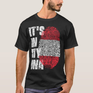 IT'S IN MY DNA Austria Flag Boy Girl Gift T-Shirt