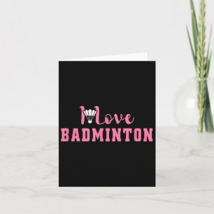 Its In My Dna Badminton Shuttle Racket Badminton P Card
