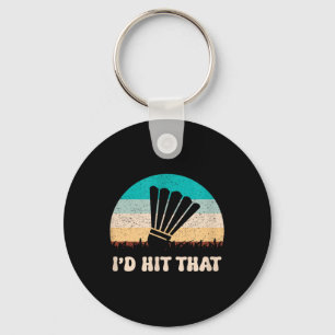 Its In My Dna Badminton Shuttle Racket Badminton P Key Ring