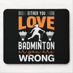 Its In My Dna Badminton Shuttle Racket Badminton P Mouse Pad