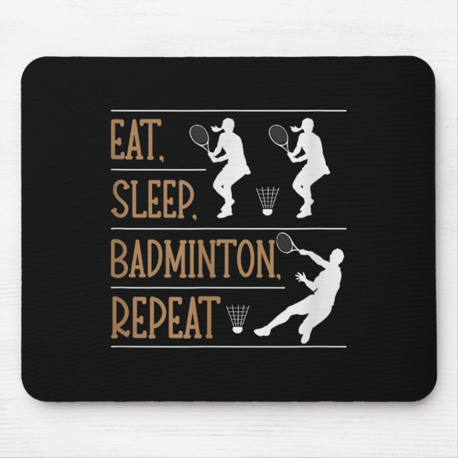 Its In My Dna Badminton Shuttle Racket Badminton P Mouse Pad (Front)