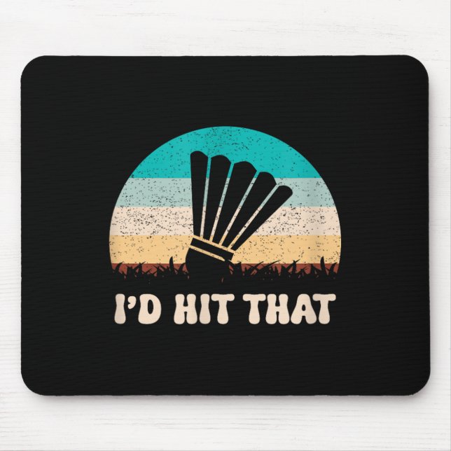 Its In My Dna Badminton Shuttle Racket Badminton P Mouse Pad (Front)