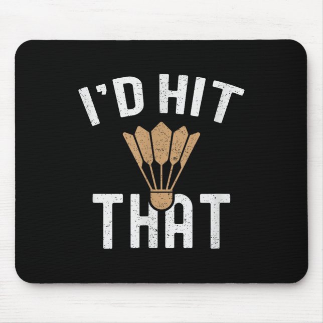 Its In My Dna Badminton Shuttle Racket Badminton P Mouse Pad (Front)