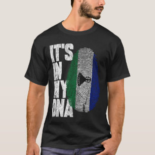 It's In My DNA Basotho Proud Lesotho Flag T-Shirt