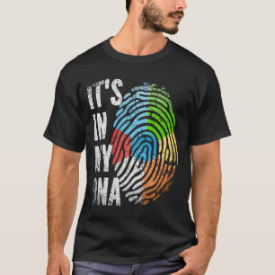 IT'S IN MY DNA Beach Ball Fingerprint T-Shirt