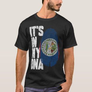 It's In My DNA Belizean Shirt Proud Hispanic Gift