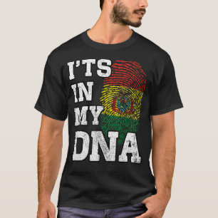 It's In My DNA Bolivian Fingerprint Proud Bolivia T-Shirt