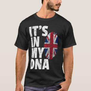 IT'S IN MY DNA British Flag England UK Britain Uni T-Shirt