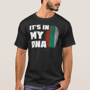 It's In My DNA Bulgaria Flag Fingerprint Men Women T-Shirt