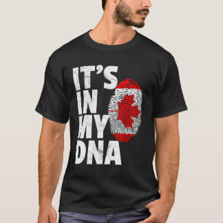 It'S In My Dna Canada Canadian Flag Leaf Maple Pri T-Shirt