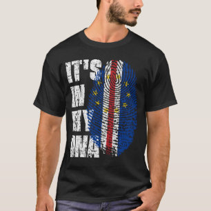 IT'S IN MY DNA Cape Verde Flag Boy Girl Gift T-Shirt