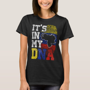 Its In My DNA Caracas Pride Gift Venezuela Flag Ve T-Shirt