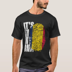It's In My DNA Chadian African Gifts Africa Proud  T-Shirt