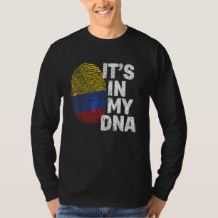 It's in my DNA Colombia Colombian National Flag T-Shirt