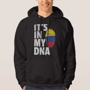 It's In My Dna Colombian Colombia Flag Souvenir Hoodie