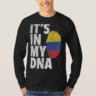 It's In My Dna Colombian Colombia Flag Souvenir T-Shirt
